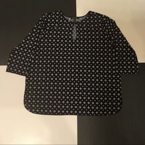 Ralph Lauren Navy & White Knit Tunic